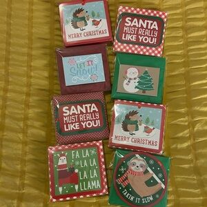 HANDMADE Winter/Holiday Decorated Post-It Note Pads